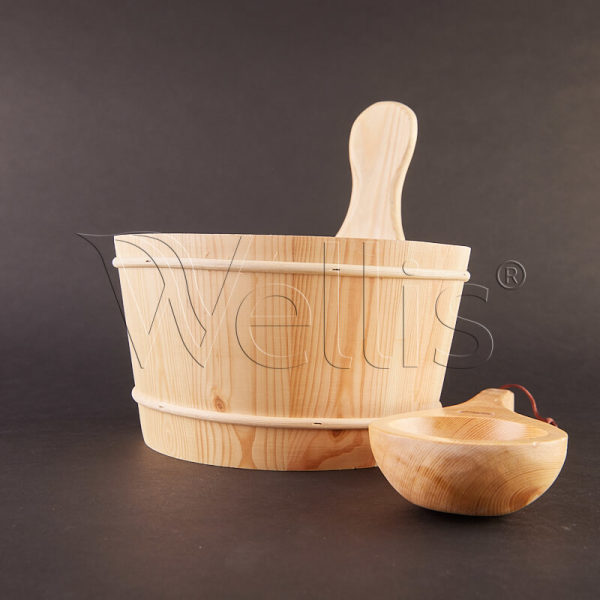 Baignoire et cuillère en bois pour brûler, Serena, sauna, chaud Wellisparts 2