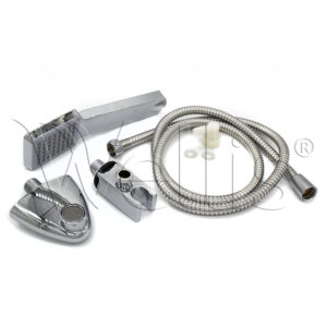 Hand shower head, hose and holder, bath filling tap for Napoli