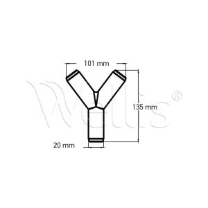 Wye - 20 SB × 20 SB × 20 SB - Image 3