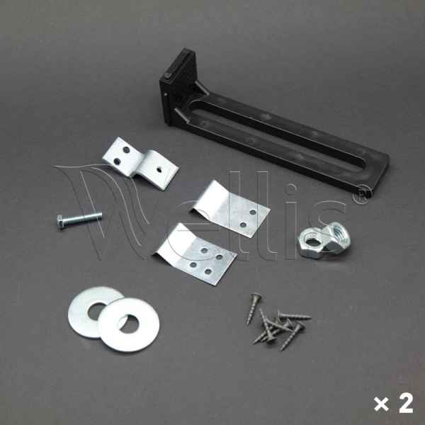 Kit de fixation pour baignoire droit Wellisparts