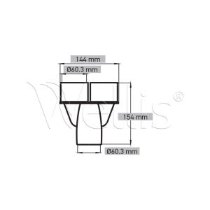 Wye - 60.3 S × 60.3 S × 60.3 S - Image 3