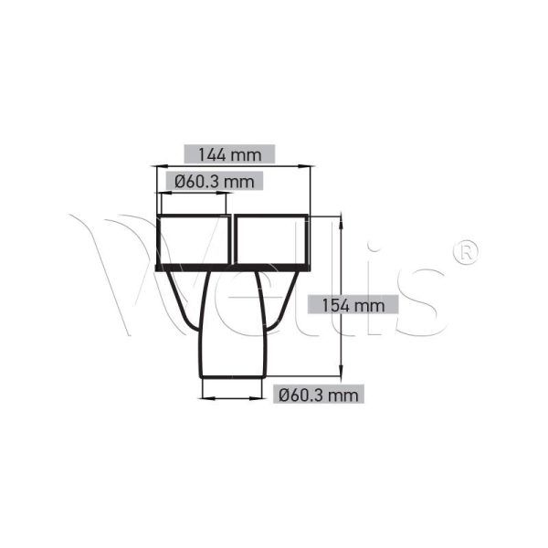 Wye – 60.3 S × 60.3 S × 60.3 S Wellisparts 3