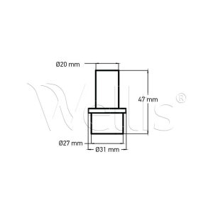 Idom 20 Tömlőcsatlakozó - Image 3