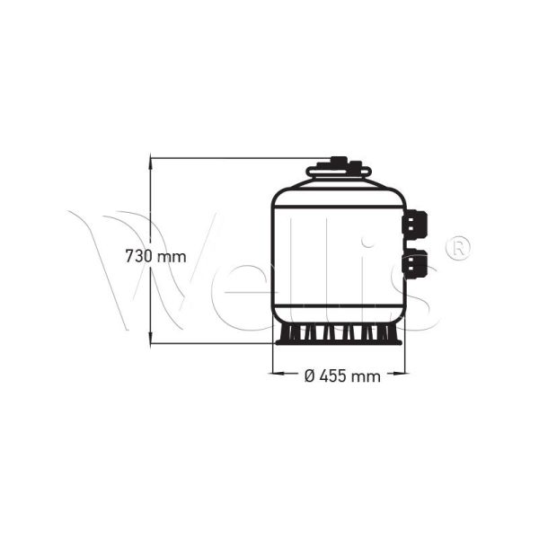 Filtre à sable S450 Wellisparts 3