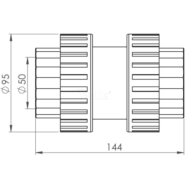 Check valve 50-38 DN40 Wellisparts 3