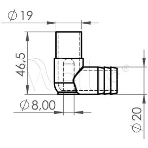 Embout pour cascade inox LED – Image 4