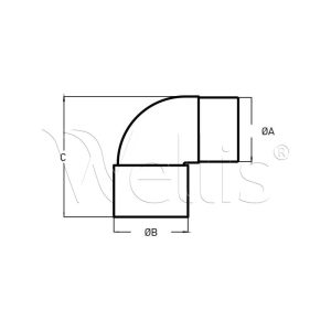 Idom 33 KB Ellenbogen – Bild 2