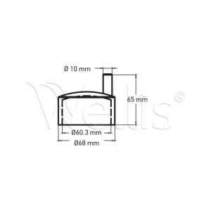 Bouchon 60.3 avec sortie vidange – Image 3