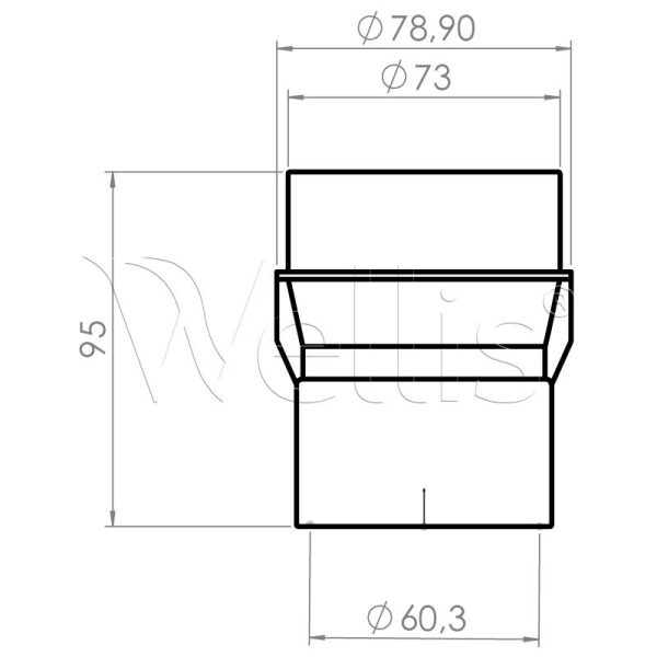 Reducer for suciton – 60.3 S Wellisparts 3 Reducer for suciton – 60.3 S Wellisparts 3