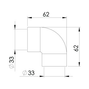 Idom 33 Krümmer 90 Grad B-B – Bild 3