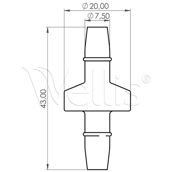 Clapet anti-retour ozone Wellisparts 3