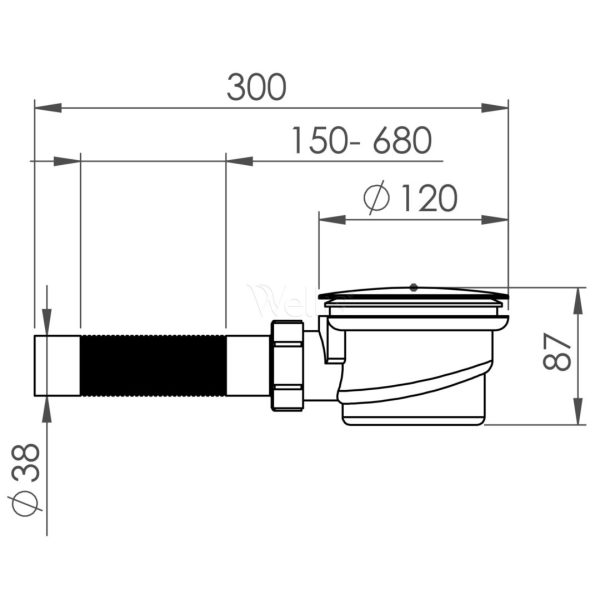 Ablauf zu Duchkabine Wellisparts 3