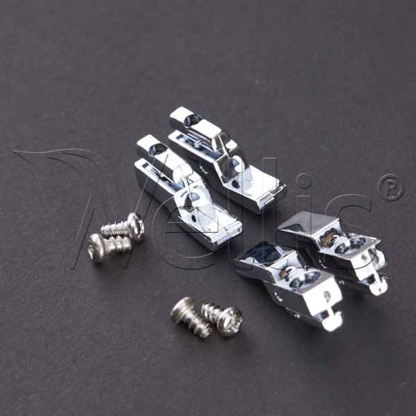 Caprera glass fixing clamp with 4 screws Wellisparts