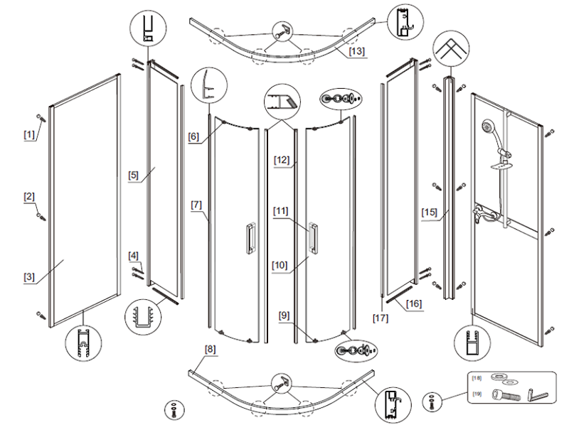 Vivara door 2 pcs Wellisparts 4