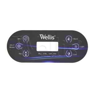 Kezelő matrica Balboa TP600 (Wellis logo) Wellisparts Kezelő matrica Balboa TP600 (Wellis logo) Wellisparts