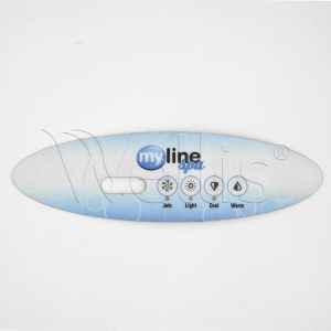 Kezelő matrica Balboa VL260 (MyLine logo) Wellisparts Kezelő matrica Balboa VL260 (MyLine logo) Wellisparts