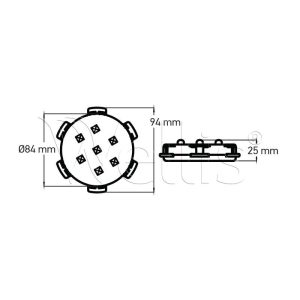 Underwater Light - RGB with Control (7 leds) - Image 4