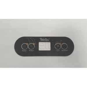 Autocollant (Wellis) pour clavier IN.K300 2 moteurs Wellisparts Autocollant (Wellis) pour clavier IN.K300 2 moteurs Wellisparts