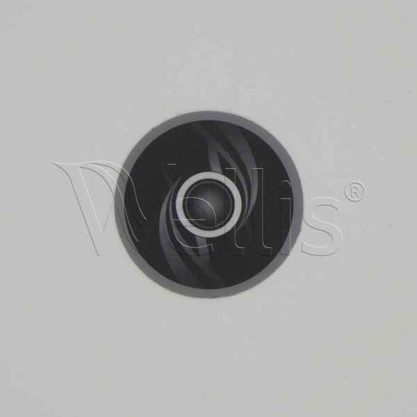 Steuerungsaufkleber 1-Knopf-Steuerung K110 schwarz Wellisparts