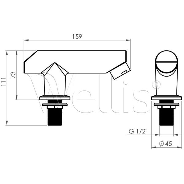 Water inlet Circo Wellisparts 3