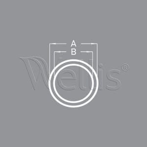 Rohr 25/20 mit Verstärkung weiß Wellisparts Rohr 25/20 mit Verstärkung weiß Wellisparts