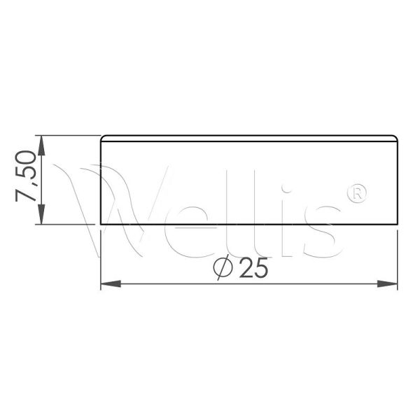 Couverture de vis pour inverseur de pompe RD 2″ gris claire Wellisparts 3