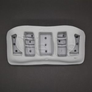 Appui-tête 280x145x85 gris clair – Image 3