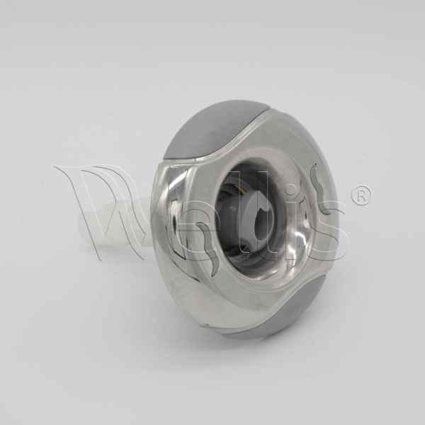 Jet betét 3″ 1 lyukú forgó világosszürke Wellisparts