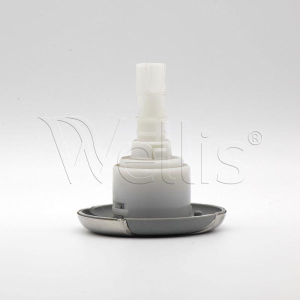 Jet betét 3″ 1 lyukú forgó világosszürke Wellisparts 3