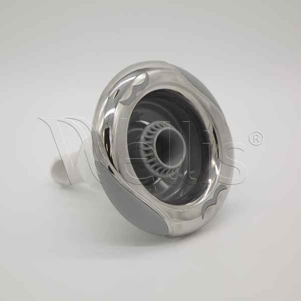 Jet-Einsatz 5″ 1 Loch gerippt hellgrau V1 Wellisparts