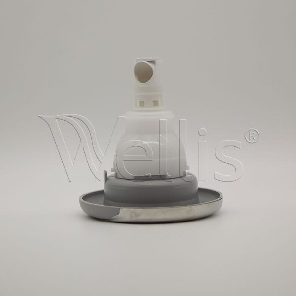 Jet-Einsatz 5″ 1 Loch gerippt hellgrau V1 Wellisparts 3