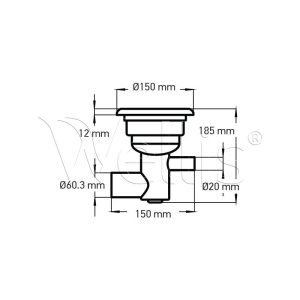 Jet swimspa - directionnel rond chrome – Image 4