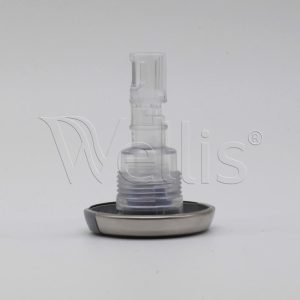 Jet betét 2" átlátszó 1 lyukú V3 Wellis - Image 3