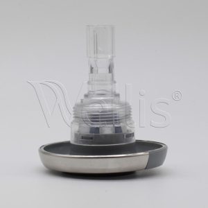 Jet betét 3" átlátszó 1 lyukú V3 Wellis - Image 3