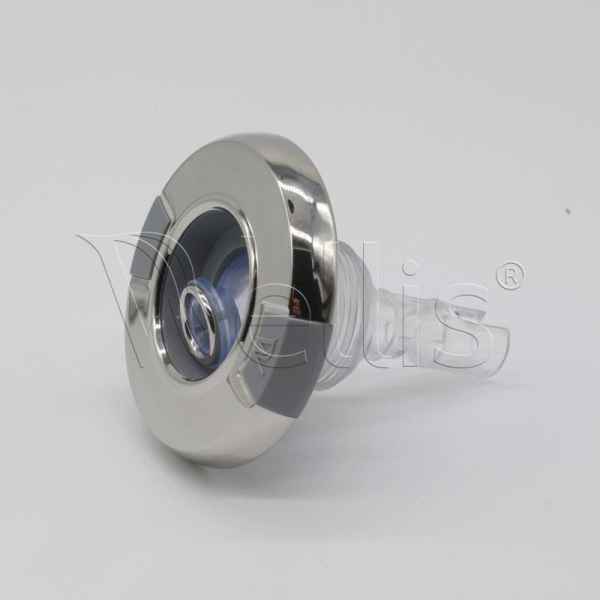 Jet betét 3″ átlátszó 1 lyukú forgó V3 Wellis Wellisparts