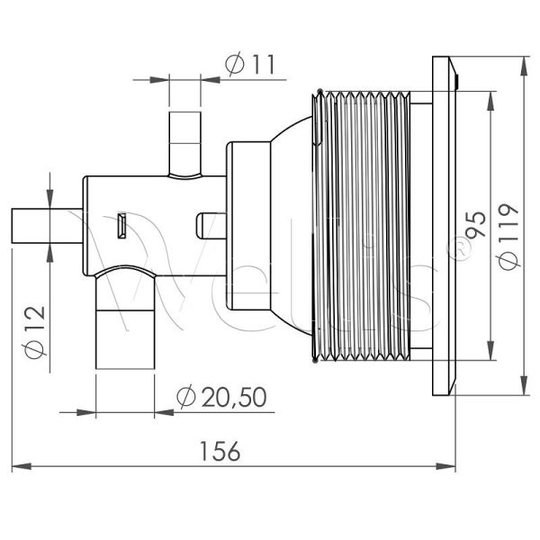 Jet 5″ douille V3 transparent kit Wellisparts 4