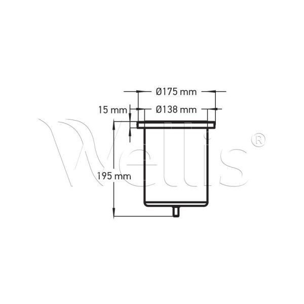 Porte champagne plastique Wellisparts 3