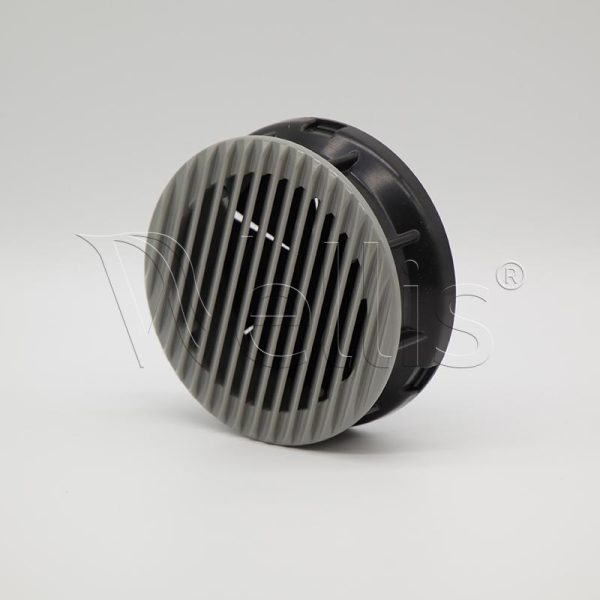 Szellőző rács termosztátos világos szürke Wellisparts 4