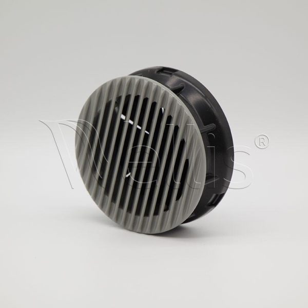 Szellőző rács termosztátos világos szürke Wellisparts 3