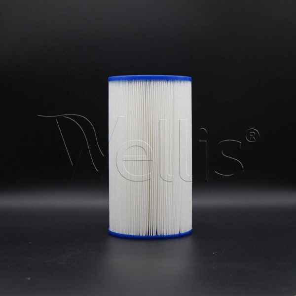 Szűrőbetét 235×127 fehér lamellás Wellis (menet nélküli) Wellisparts