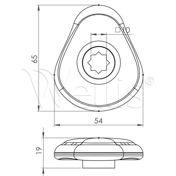 Csap markolat semleges V3 Wellisparts 3