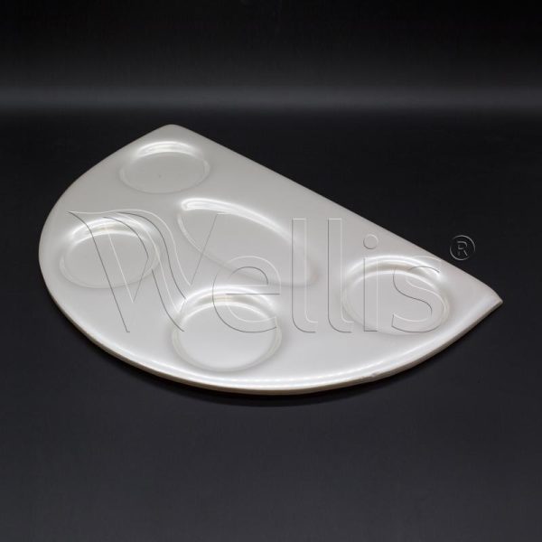 Porte-gobelet 43x28x1,5 Alba pearl white (Mal) Wellisparts 2