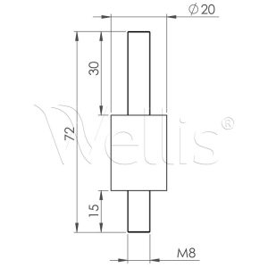 Gumibak M8x15/M8x30 - Image 3