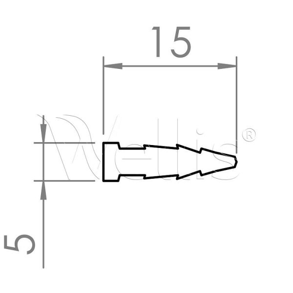 Rubber seal for Eclipse/Solaris/Sundance/Helios Wellisparts 2