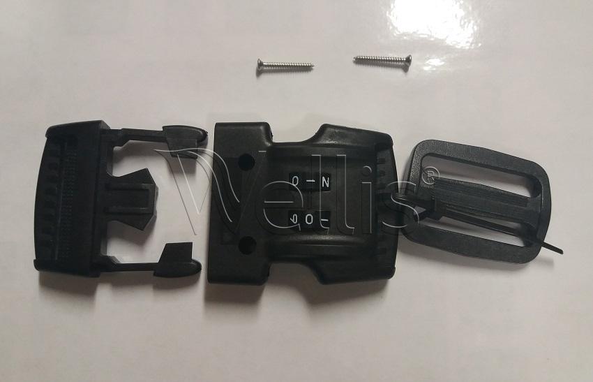 Jeu de boucle (4 pcs) à code de combinaison Wellisparts