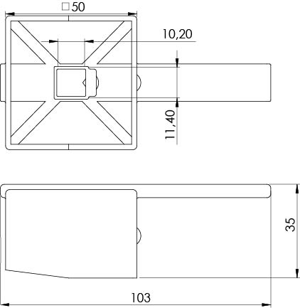 Bouton de commande de température avec plafond Napoli Wellisparts 3