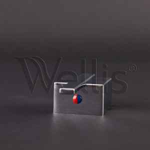 Bouton de commande de température Modica avec plafond et anneau en silicone