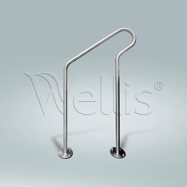 Stainless steel railing for freestanding whirlpool with covers Wellisparts 2