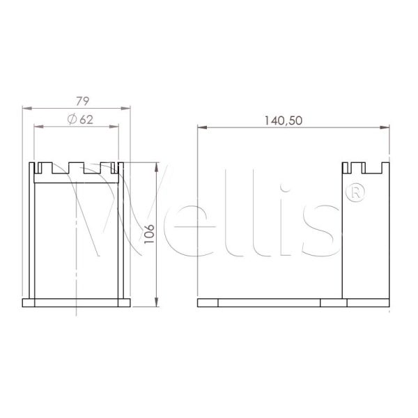 Düseschlüssel V1 für Hahn Wellisparts 2