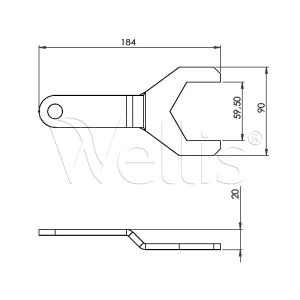 Jet kulcs midi Wellisparts Jet kulcs midi Wellisparts